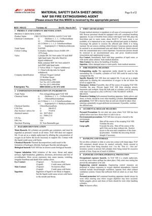 msds naf-s-iii afrox hcfc blend a