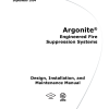KIDDE Argonite® Engineered Fire Suppression Systems - Design, Installation and Maintenance Manual [38-KFSARG-000] 06-236432-001